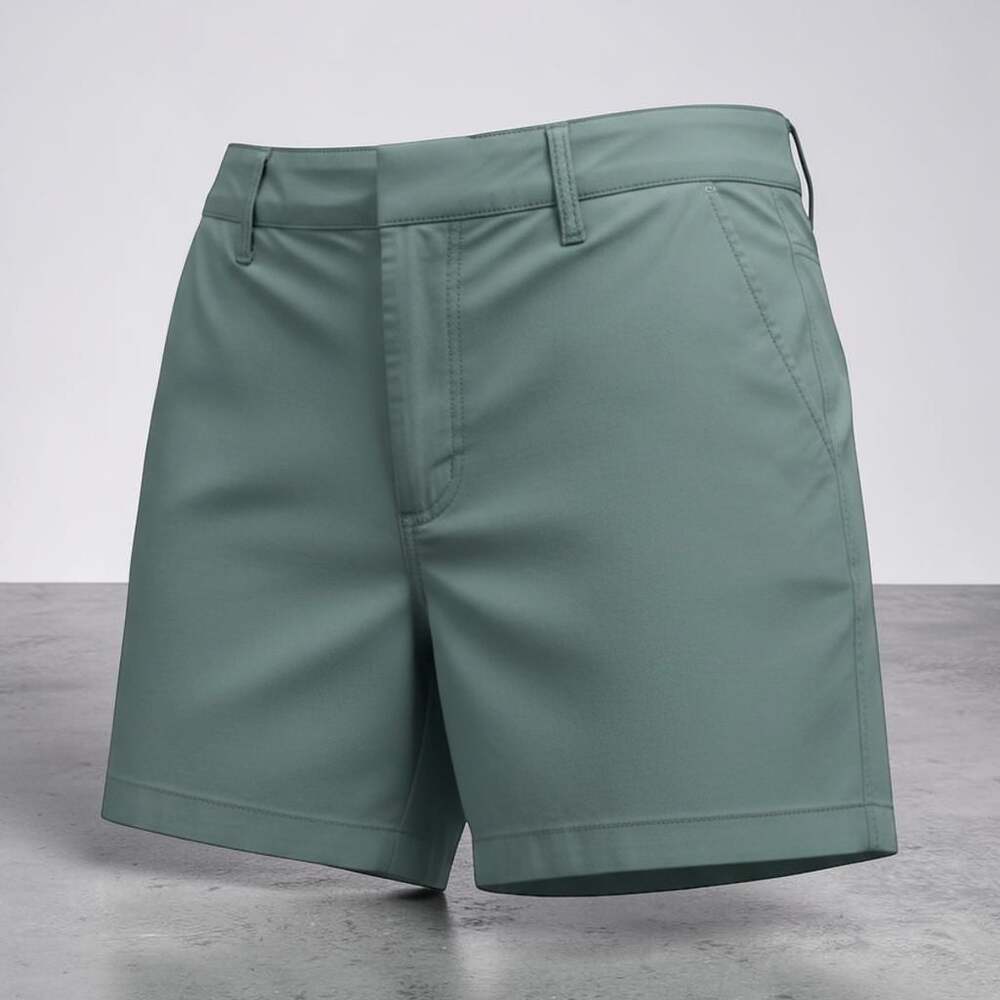 Gloria Vanderbilt Women’s Green Cotton Blend Casual Shorts Size 14